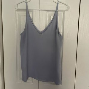 Topshop periwinkle v-neck tank